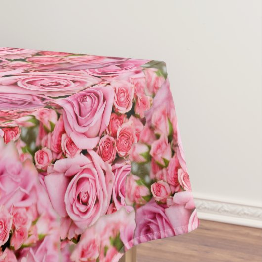 Nappe Explosion de fleurs de bouquet rose (In Situ)