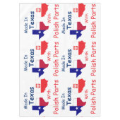 Nappe Fabriqué Au Texas Avec Pièces Polonaises (Devant)