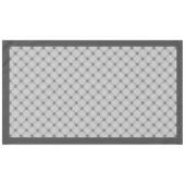 Nappe Facettes de diamant noir et blanc (Devant (Horizontal))