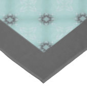 Nappe Facettes de diamants noires, blanches et Turquoise (Angle)