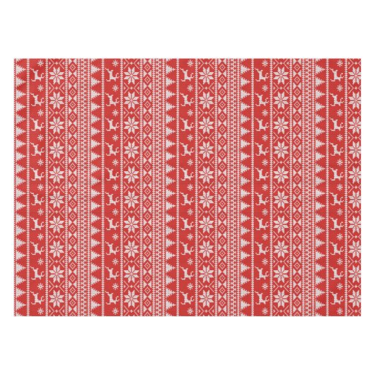 Nappe Fair Isle Christmas (Devant (Horizontal))