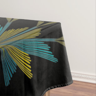 Nappe Fairy Stars Black Tablecloth (3 Tailles)