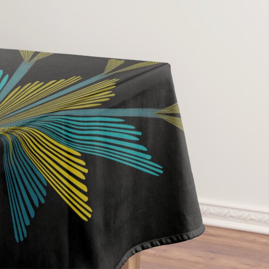 Nappe Fairy Stars Black Tablecloth (3 Tailles) (In Situ)