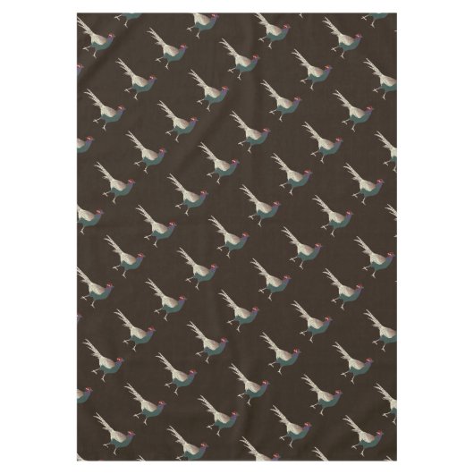 Nappe faisan brun Thanksgiving (Devant)