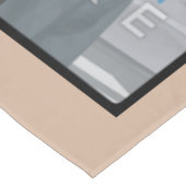Nappe faite sur commande beige de coton (Angle)