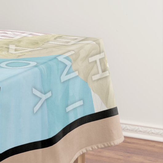 Nappe faite sur commande beige de coton (In Situ)