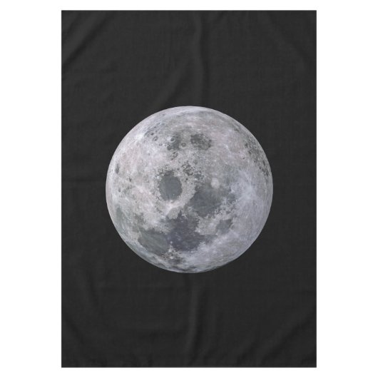 Nappe faite sur commande de coton de PLEINE LUNE (Devant)