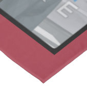 Nappe faite sur commande rouge de coton (Angle)