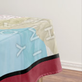 Nappe faite sur commande rouge de coton (In Situ)