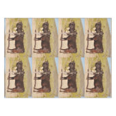 Nappe faite sur commande "vaches à brun en chrome (Devant (Horizontal))