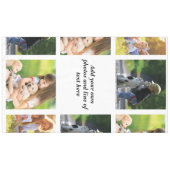 Nappe Faites votre propre collage photo et texte (Devant (Horizontal))