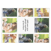 Nappe Faites votre propre collage photo et texte (Devant (Horizontal))