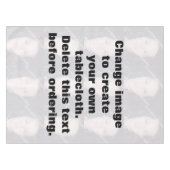 Nappe Faites votre propre photo personnalisée (Devant (Horizontal))