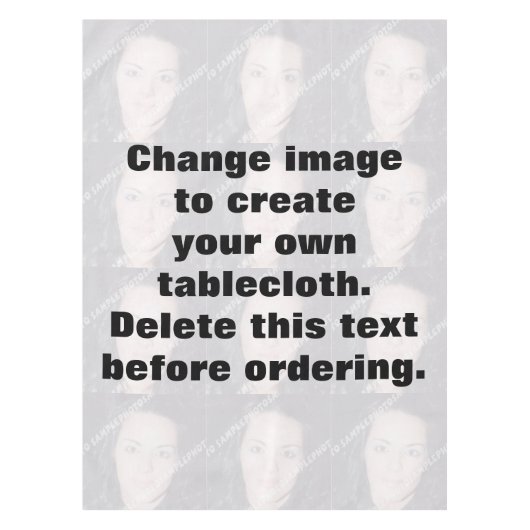 Nappe Faites votre propre photo personnalisée (Devant)