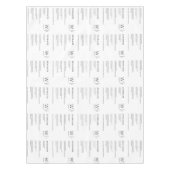 Nappe Faits amusants modernes Monogramme Thanksgiving (Devant)