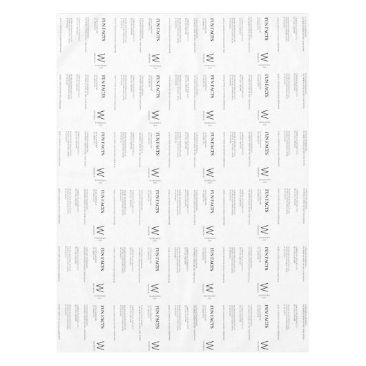 Nappe Faits amusants modernes Monogramme Thanksgiving (Devant)