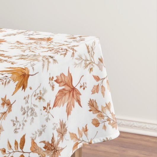 Nappe Fall Autumn Leaves Table Cloth Thanksgiving Decor (In Situ)