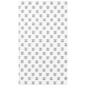 Nappe Famille Amis Mariage Réception Typographie (Devant)