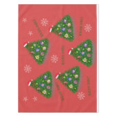 Nappe Famille dans l'arbre de Noël (Devant)