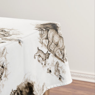 Nappe Famille de Lynx roux