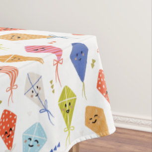 Nappe Famille de maternelle de cerfs-volants