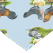 Nappe Famille de poulets Ameraucana (Angle)