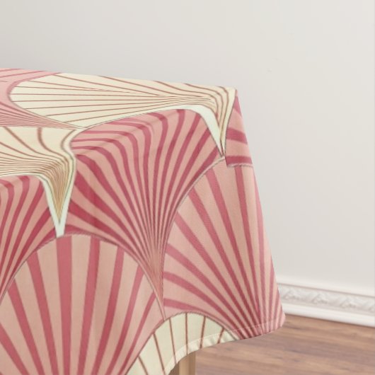 Nappe Fans Pink Mid-Century (In Situ)