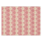 Nappe Fans Pink Mid-Century (Devant (Horizontal))