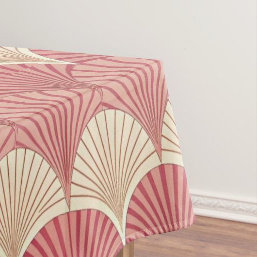 Nappe Fans Pink Mid-Century (In Situ)