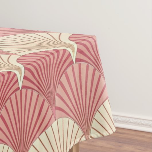 Nappe Fans Pink Mid-Century (In Situ)