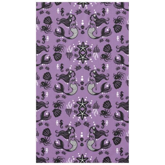 Nappe Fantaisie de Sirène Violette (Devant)