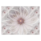 Nappe Fantaisie florale, Fleur pastel moderne abstraite (Devant (Horizontal))