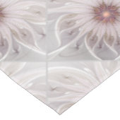 Nappe Fantaisie florale, Fleur pastel moderne abstraite (Angle)