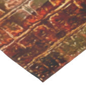 Nappe Faux Alligator Peau animale Cuir rouge Brown (Angle)