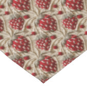 Nappe Faux Crochet Rouge aux Fraises (Angle)