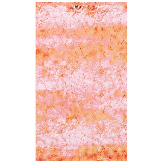 Nappe Faux cuir saumon, blanc cassé (Devant)