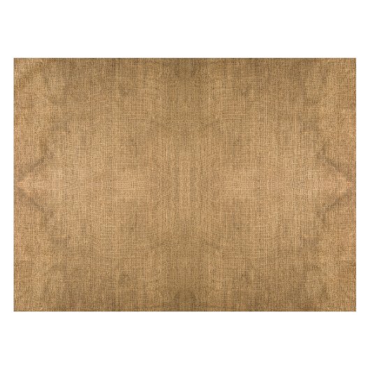 Nappe Faux Rustic Burlap Texture Motif (Devant (Horizontal))