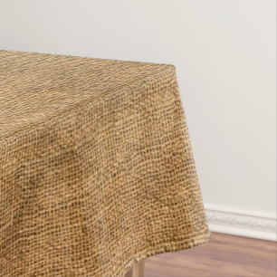 Nappe Faux Rustic Burlap Texture Motif