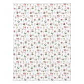 Nappe Fées Rose Floral & Champignons Motif de fées (Devant)