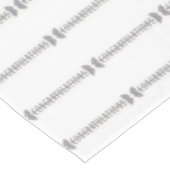 Nappe Félicitations Mariage Baptême Mariage Blanc Argent (Angle)