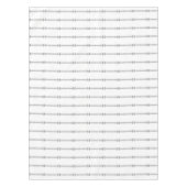 Nappe Félicitations Mariage Fête de Mariée Argent Blanc (Devant)