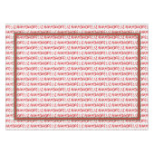 Nappe Feliz Navidad Red Chile Pepper (Devant (Horizontal))