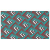 Nappe Fenêtres en blanc bordeaux turquoise (Devant (Horizontal))