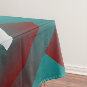 Nappe Fenêtres en blanc bordeaux turquoise