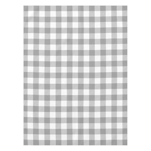 Nappe Ferme Gris Buffalo Check Plaid Rustique (Devant)