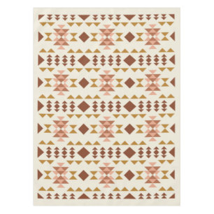 Nappe Ferme moderne Rustique Terracotta Art géométrique
