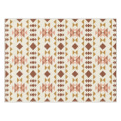 Nappe Ferme moderne Rustique Terracotta Art géométrique (Devant (Horizontal))