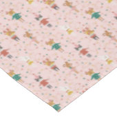 Nappe Festif Animal amis Motif de Noël (Angle)