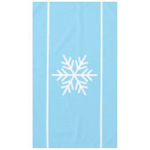 Nappe Festif Bleu clair Nordique Blanc Stripes (Devant)