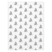 Nappe Festif de Noël Dessin Motif vacances (Devant)
